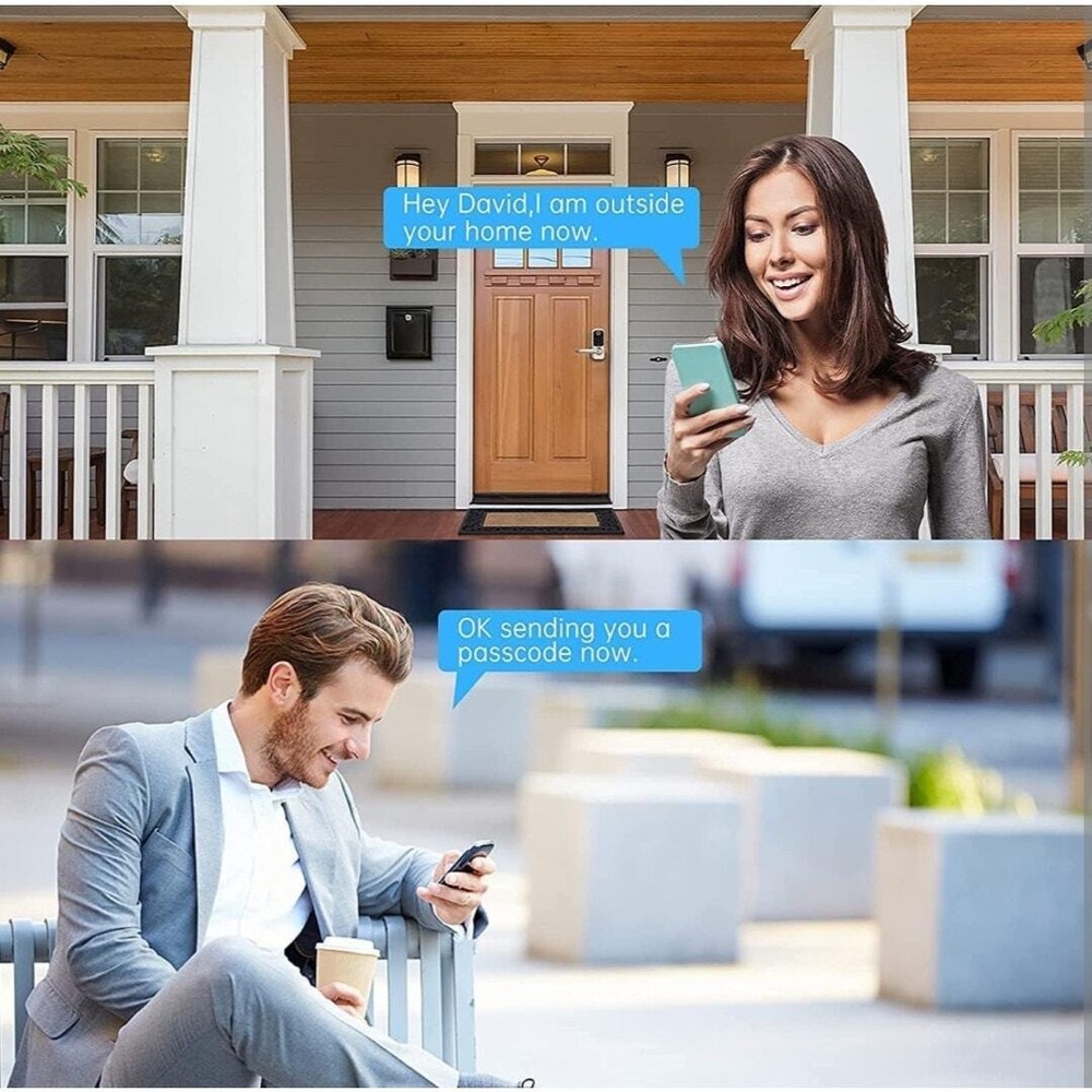 Smart Lock Fingerprint Keyless Entry Locks‎ with Touchscreen Keypad - Picture 8 of 10